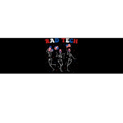 Radiology 4th Of July Rad Tech Xray Tech Skeleton Bumper Sticker