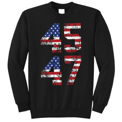 Retro 4547 Trump 2024 Trump Supporter President Election Sweatshirt