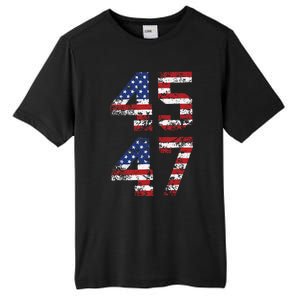 Retro 4547 Trump 2024 Trump Supporter President Election Tall Fusion ChromaSoft Performance T-Shirt