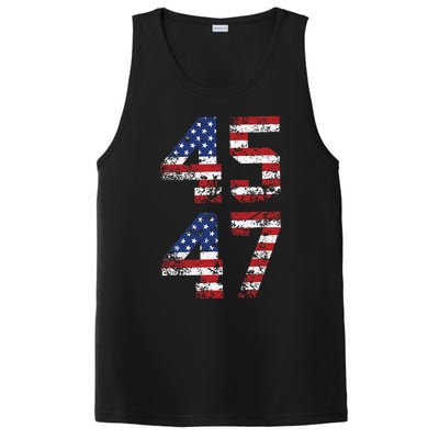 Retro 4547 Trump 2024 Trump Supporter President Election PosiCharge Competitor Tank