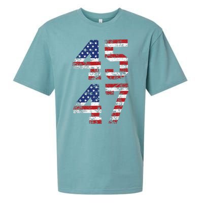 Retro 4547 Trump 2024 Trump Supporter President Election Sueded Cloud Jersey T-Shirt