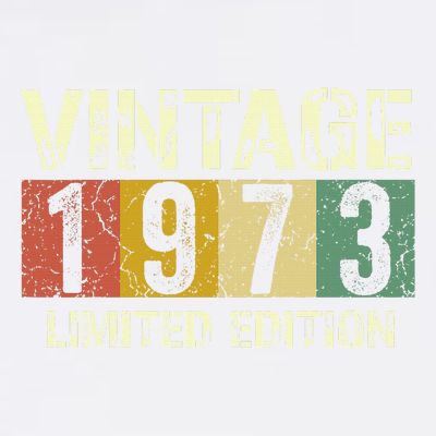 Retro 50th Birthday Party Supplies 1973 Decorations T-Shirt