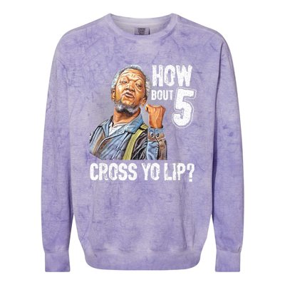 Retro 5 Cross Sanford And Son Funny For Men And Women Colorblast Crewneck Sweatshirt