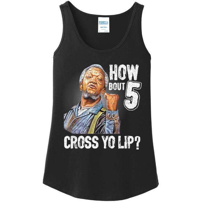 Retro 5 Cross Sanford And Son Funny For Men And Women Ladies Essential Tank