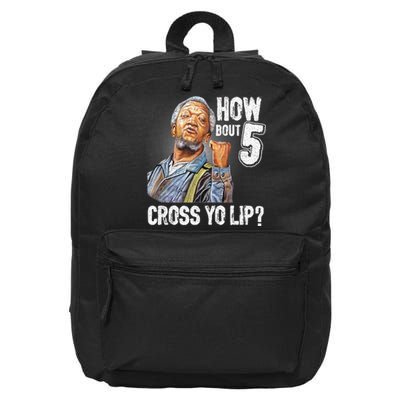 Retro 5 Cross Sanford And Son Funny For Men And Women 16 in Basic Backpack