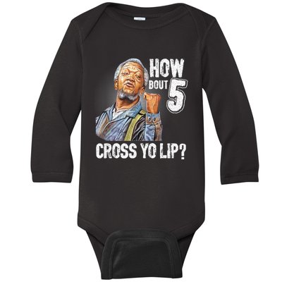 Retro 5 Cross Sanford And Son Funny For Men And Women Baby Long Sleeve Bodysuit