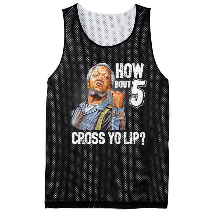 Retro 5 Cross Sanford And Son Funny For Men And Women Mesh Reversible Basketball Jersey Tank