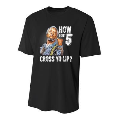 Retro 5 Cross Sanford And Son Funny For Men And Women Youth Performance Sprint T-Shirt