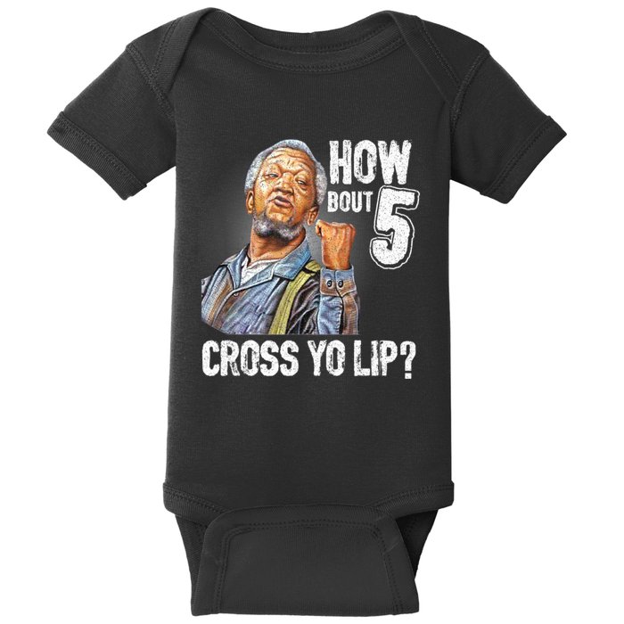 Retro 5 Cross Sanford And Son Funny For Men And Women Baby Bodysuit