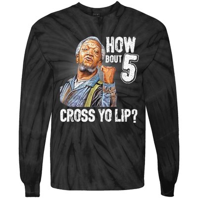 Retro 5 Cross Sanford And Son Funny For Men And Women Tie-Dye Long Sleeve Shirt