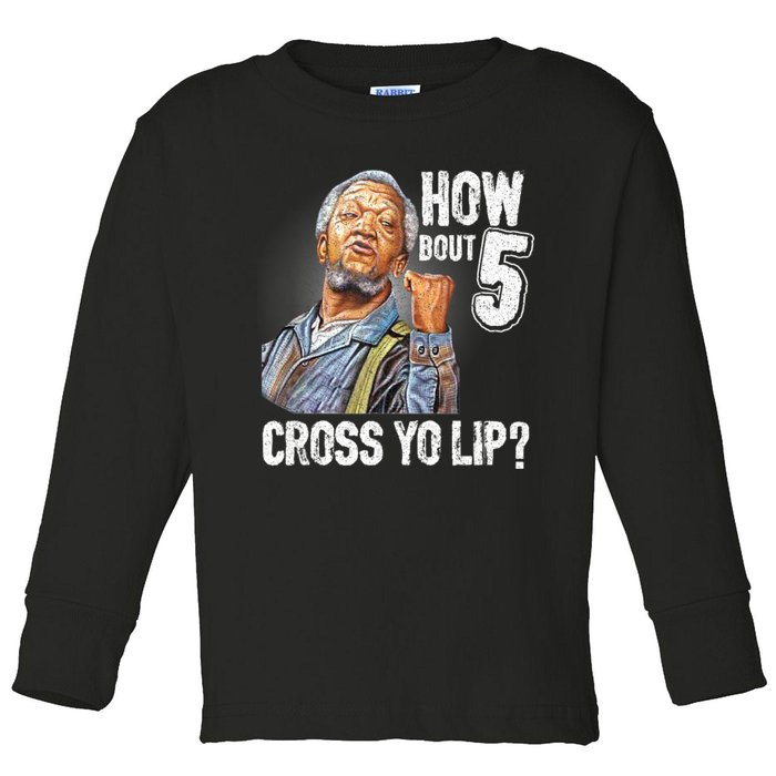 Retro 5 Cross Sanford And Son Funny For Men And Women Toddler Long Sleeve Shirt