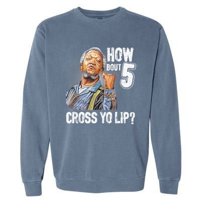 Retro 5 Cross Sanford And Son Funny For Men And Women Garment-Dyed Sweatshirt