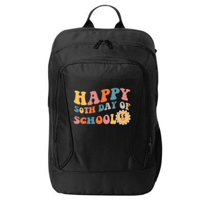 Retro 50 days of school 50th day of school Groovy City Backpack