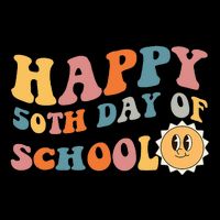 Retro 50 days of school 50th day of school Groovy Bucket Hat