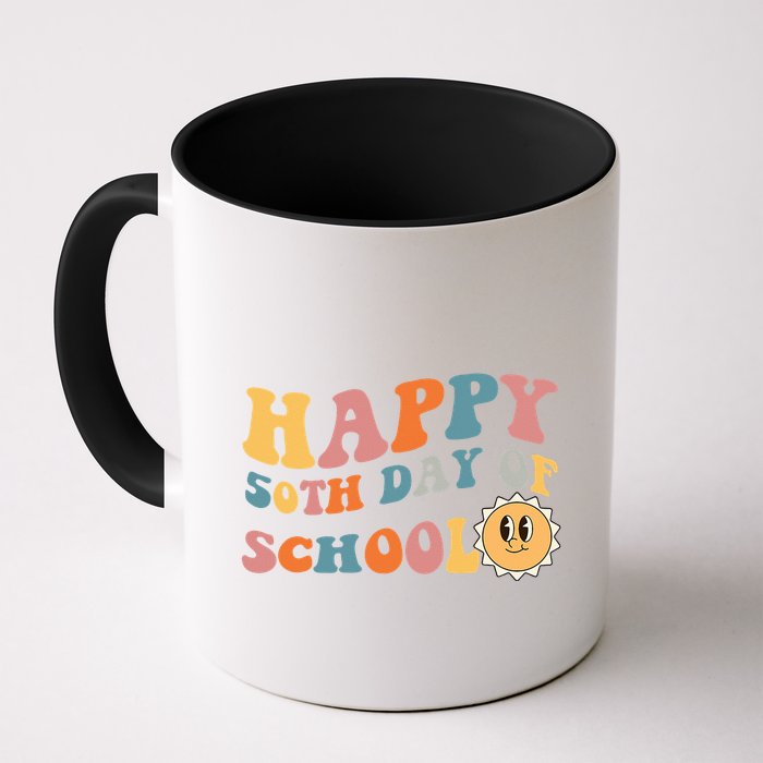 Retro 50 days of school 50th day of school Groovy Mug