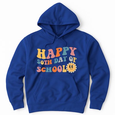 Retro 50 days of school 50th day of school Groovy Hoodie