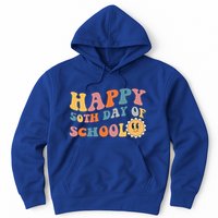 Retro 50 days of school 50th day of school Groovy Hoodie