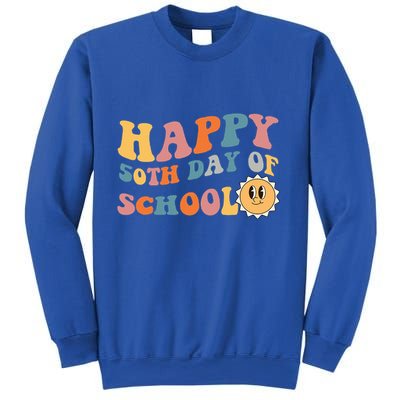 Retro 50 days of school 50th day of school Groovy Sweatshirt