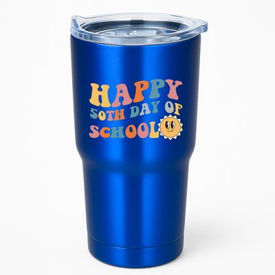 Retro 50 days of school 50th day of school Groovy Tumbler