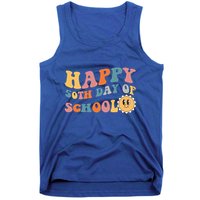 Retro 50 days of school 50th day of school Groovy Tank Top
