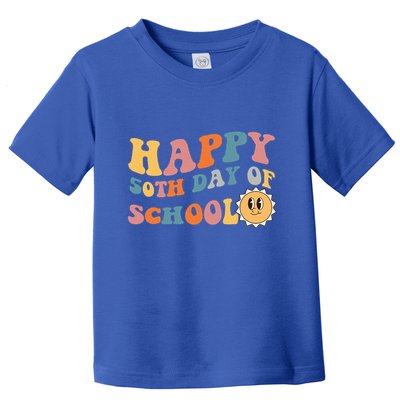 Retro 50 days of school 50th day of school Groovy Toddler T-Shirt