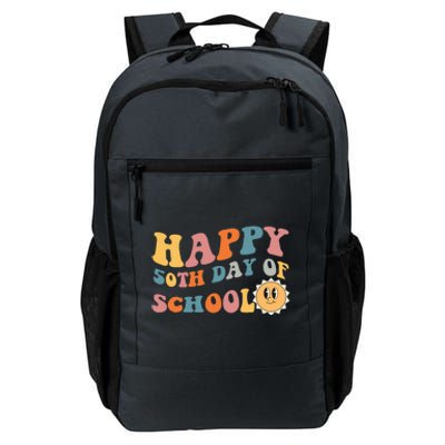 Retro 50 days of school 50th day of school Groovy Daily Commute Backpack