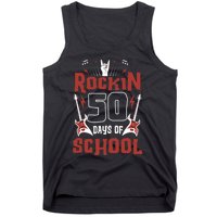 Rockin 50 Days Of School 50th Day Of School 50 Days Smarter Tank Top