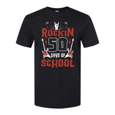 Rockin 50 Days Of School 50th Day Of School 50 Days Smarter Softstyle® CVC T-Shirt