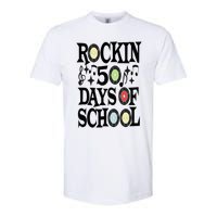 Rockin 50 Days of School 50th Day of School Softstyle CVC T-Shirt