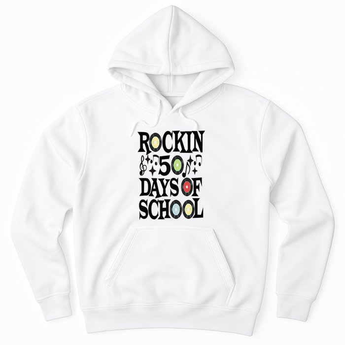 Rockin 50 Days of School 50th Day of School Hoodie