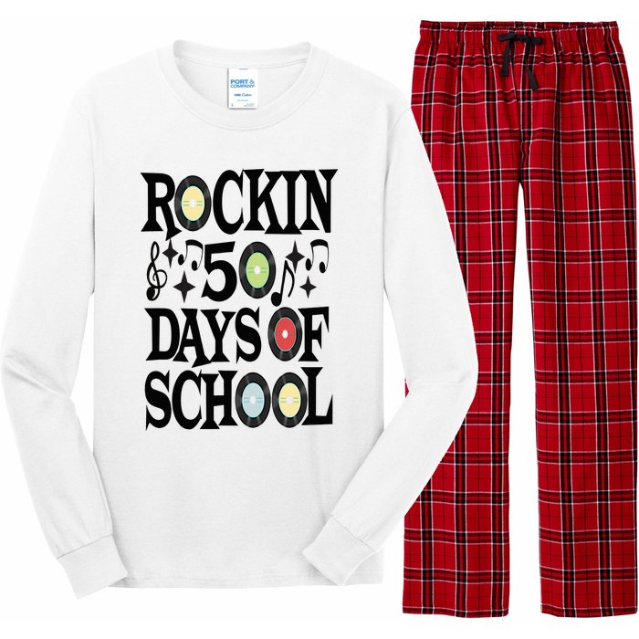 Rockin 50 Days of School 50th Day of School Long Sleeve Pajama Set