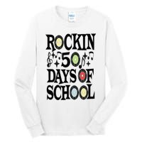 Rockin 50 Days of School 50th Day of School Tall Long Sleeve T-Shirt