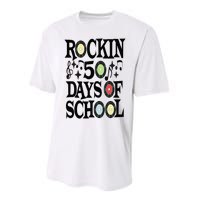 Rockin 50 Days of School 50th Day of School Performance Sprint T-Shirt