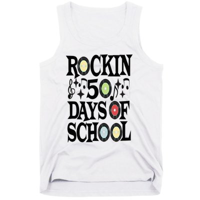 Rockin 50 Days of School 50th Day of School Tank Top