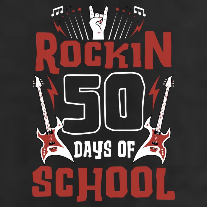Rockin 50 Days Of School 50th Day Of School 50 Days Smarter Hat