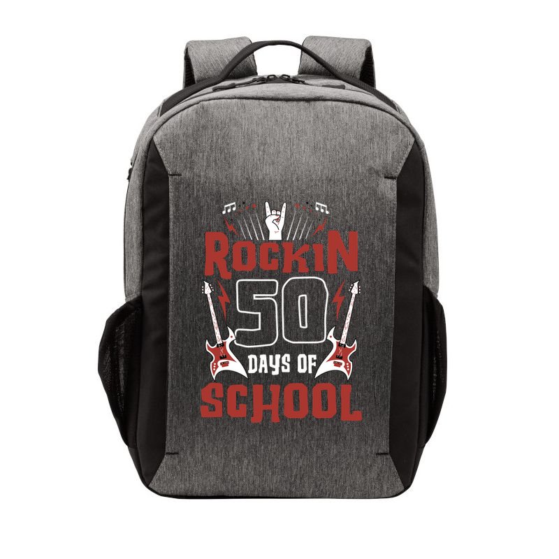 Rockin 50 Days Of School 50th Day Of School 50 Days Smarter Vector Backpack