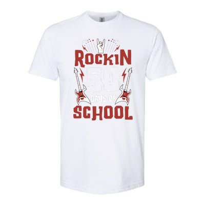 Rockin 50 Days Of School 50th Day Of School 50 Days Smarter Softstyle CVC T-Shirt