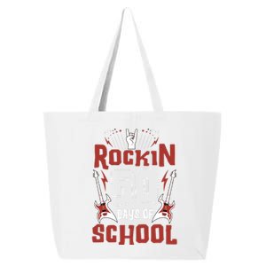 Rockin 50 Days Of School 50th Day Of School 50 Days Smarter 25L Jumbo Tote