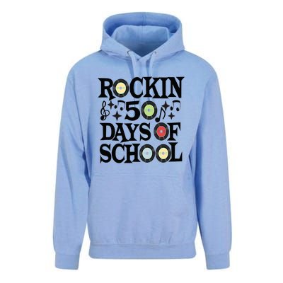 Rockin' 50th Day Celebration School Milestone Unisex Surf Hoodie