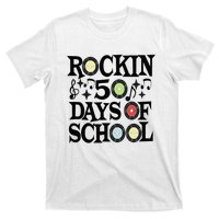 Rockin' 50th Day Celebration School Milestone T-Shirt