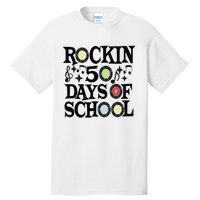 Rockin' 50th Day Celebration School Milestone Tall T-Shirt