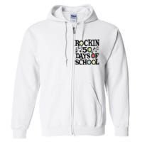 Rockin' 50th Day Celebration School Milestone Full Zip Hoodie