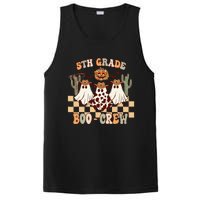 Retro 5th Grade Boo Crew Ghost Cowboy Hat Teacher Halloween PosiCharge Competitor Tank