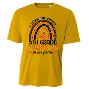 Rainbow 5Th Grade Teacher I Teach The Cutest Pumpkins Great Gift Cooling Performance Crew T-Shirt