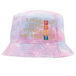 RENT 5 Hundred 20 Five Thousand 600 Minutes Quote Tie-Dyed Bucket Hat