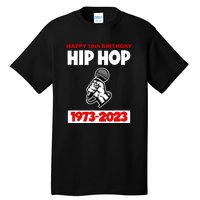 Retro 50 Years Hip Hop 50th Anniversary Mic Gift Tall T-Shirt