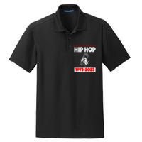 Retro 50 Years Hip Hop 50th Anniversary Mic Gift Dry Zone Grid Polo