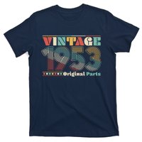 Retro 60s 70s Style Vintage 1953 Original Parts 70th Birthday T-Shirt