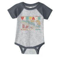 Retro 60s 70s Style Vintage 1953 Original Parts 70th Birthday Infant Baby Jersey Bodysuit