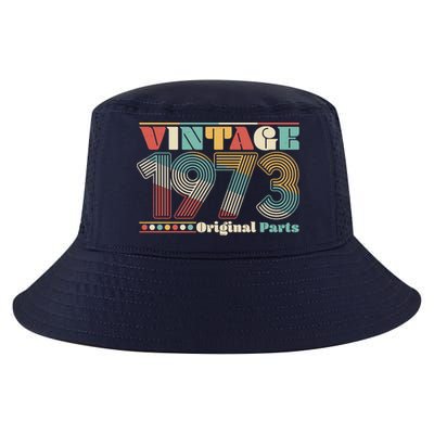 Retro 60s 70s Style Vintage 1973 Original Parts 50th Birthday Cool Comfort Performance Bucket Hat